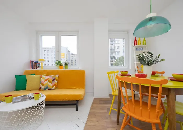 Colorful Two Bedroom Platynowa Perfect For Remote Work By Renters * Warsaw