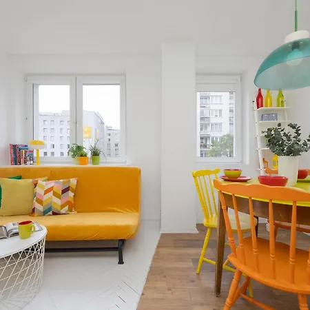 Colorful Two Bedroom Platynowa Perfect For Remote Work By Renters * Varsovia